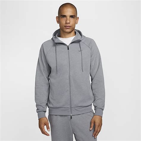 hoodie nike grijs|Grijze hoodies en sweaters voor heren .